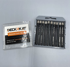 10Pack Dry Diamond Drill Bits Set 1/4'' For Granite Ceramic Marble Tile 6mm