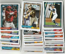 2021 Topps Update Complete 1992 Topps Redux Insert Set (50 Cards)