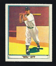 1941 Play Ball Baseball Reprint - Card #8 - Mel Ott - New York Giants