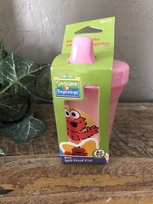 SESAME STREET ELMO 8 OZ SPILL PROOF SIPPY CUP, 6 MONTHS AND ABOVE, NEW