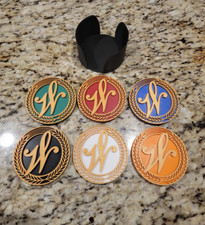 Bourbon Whiskey Coasters  Set of 6 with Holder  Weller  Buffalo Trace