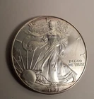 1999 Walking Liberty American Eagle One Dollar Coin 1 Oz Fine Silver