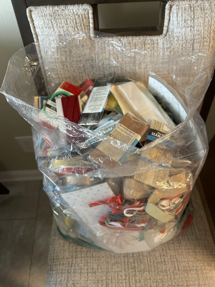 Vintage Lot Of Lace,Trim, Ribbon, Lace,Crafting, Doll Restoration Over 7 Lbs. - Image 2 of 4