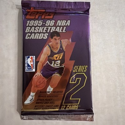 1995-96 Topps Factory Sealed Basketball Series 2 Card Pack