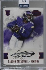2016 Panini Honors Rookie Auto Red 58/75 Laquon Treadwell #91 Auto 1u0