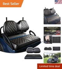 Luxury Diamond Appearance Vinyl Seat Covers for Golf Carts - Club Car Precedent