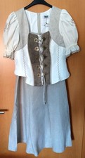 2 Tlg beiges Dirndl Gr. 42