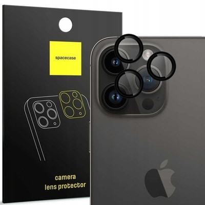 Spacecase Case Cover Für Iphone 15 Pro Pro Max Kameraring Schwarz