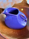 Vintage Fiesta Large Disk Pitcher In A Cobalt Blue Color Fiestaware