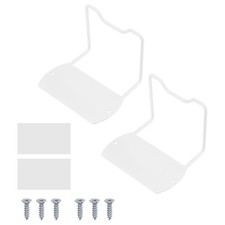 2 Pcs White Mattress Slide Stopper 5.5x4.5x3.9 Inch Holder with Screws  Tapes