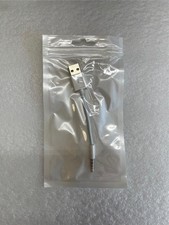 White 3.5mm Jack Male Plug To USB 2.0 type A Male Charger Cable