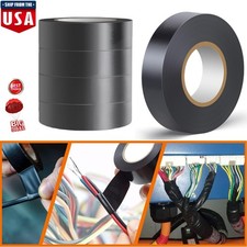 6  Black Electrical Tape Waterproof 33 ft Electric Tape Insulating Wire Wrapping