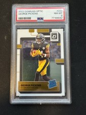 2022 Panini Donruss Optic George Pickens RATED ROOKIE #223 PSA-8 Pitt STEELERS
