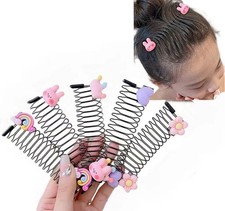 5 Pcs Cute Invisible Star Hair Clip Barrettes Stretchable Invisible Hair Clip...