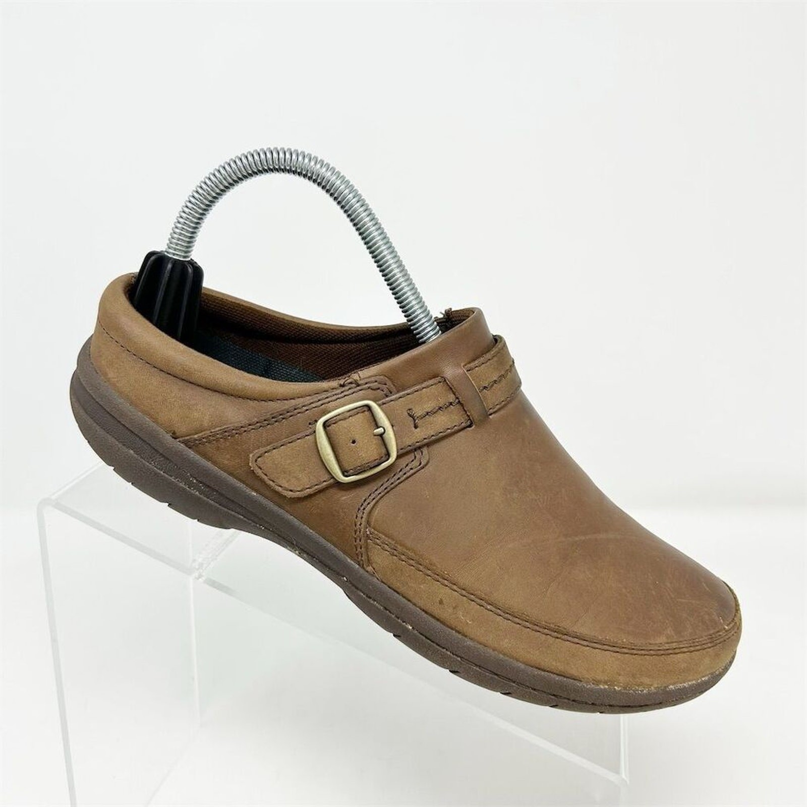 Mules slip on Merrell donna Encore Kassie fibbia pelle marrone taglia 8 5