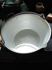 vintage aluminium jam making pan
