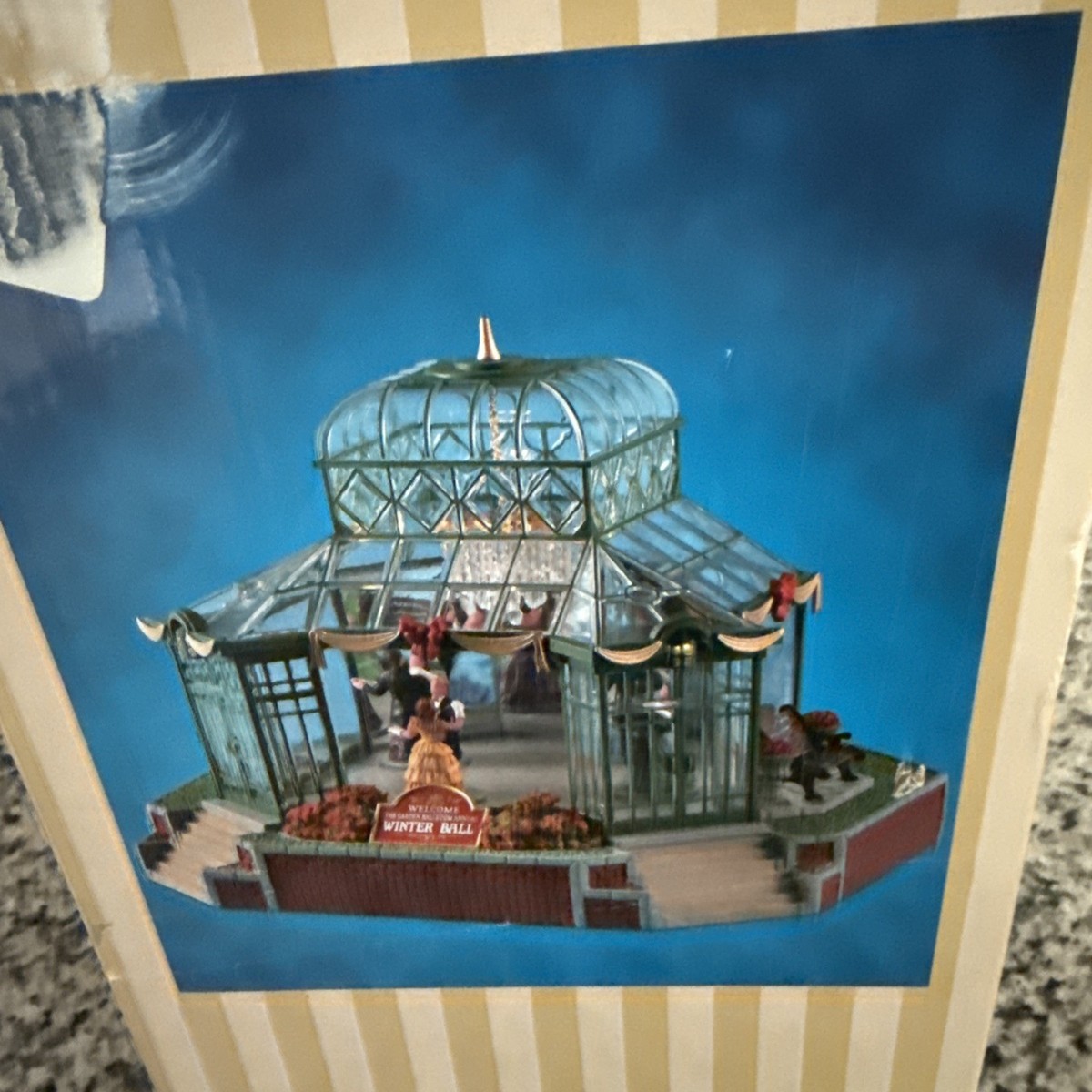 Lemax Christmas Village- The Garden Ballroom Winter Ball- Animated