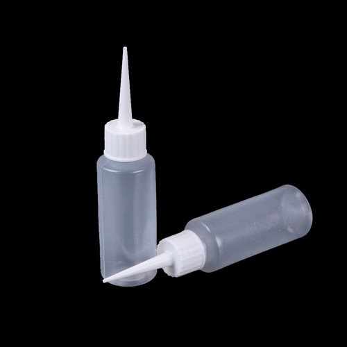 2Pcs 50Ml Empty Dropper Squeezable Liquid Bottle Plastic Drop Bottles NeedlA-b - Zdjęcie 2 z 6