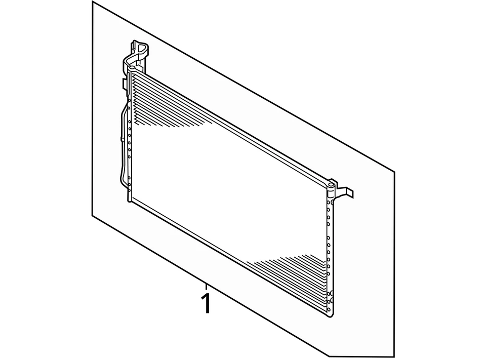 Condensador de CA compatible con 15-17 AZERA 3014250 Foto 4 de 4