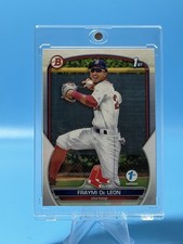 Fraymi de Leon 1st Rookie Card RC 2023 Bowman Prospects BP-97 Boston Red Sox