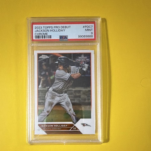 Topps 2023 Pro Debut Chrome Jackson Holliday Rookie PDC-7 PSA 9 #99069888