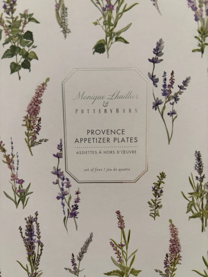 Monique Lhuillier X Pottery Barn Provence Collection Melamine Appetizer Plates-4 - Image 2 of 4