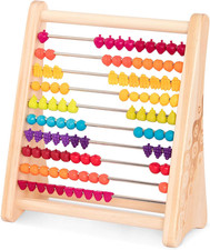   Fruity Wooden Abacus for Kids Classic Math Learning Toy with 100 Beads Educat