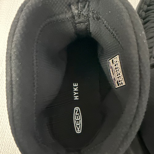 Keen x HYKE Uneek Shoes Womens Size 8 Wide High Top Mid Cord Black Hiking Hike - Picture 5 of 9