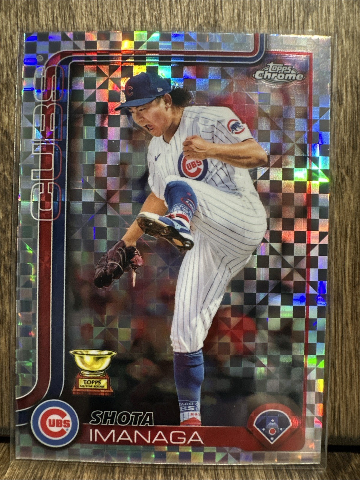 2025 Topps Chrome Shota Imanaga #149 X-Fractor Refractor Chicago Cubs
