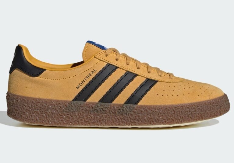 JS1332 adidas Originals Montreal RM Crew Yellow Core Black Gum