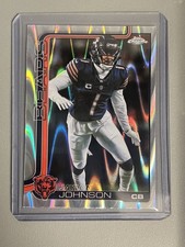 2025 Topps Chrome Football Jaylon Johnson #57 Refractor Chicago Bears