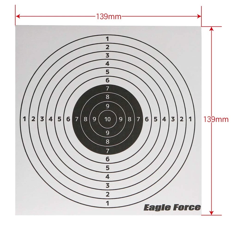 Eagle Force Spare Cardboard Target BB Metal Target V4&9 139mmSize 10 pieces 5401 - Image 3 of 4