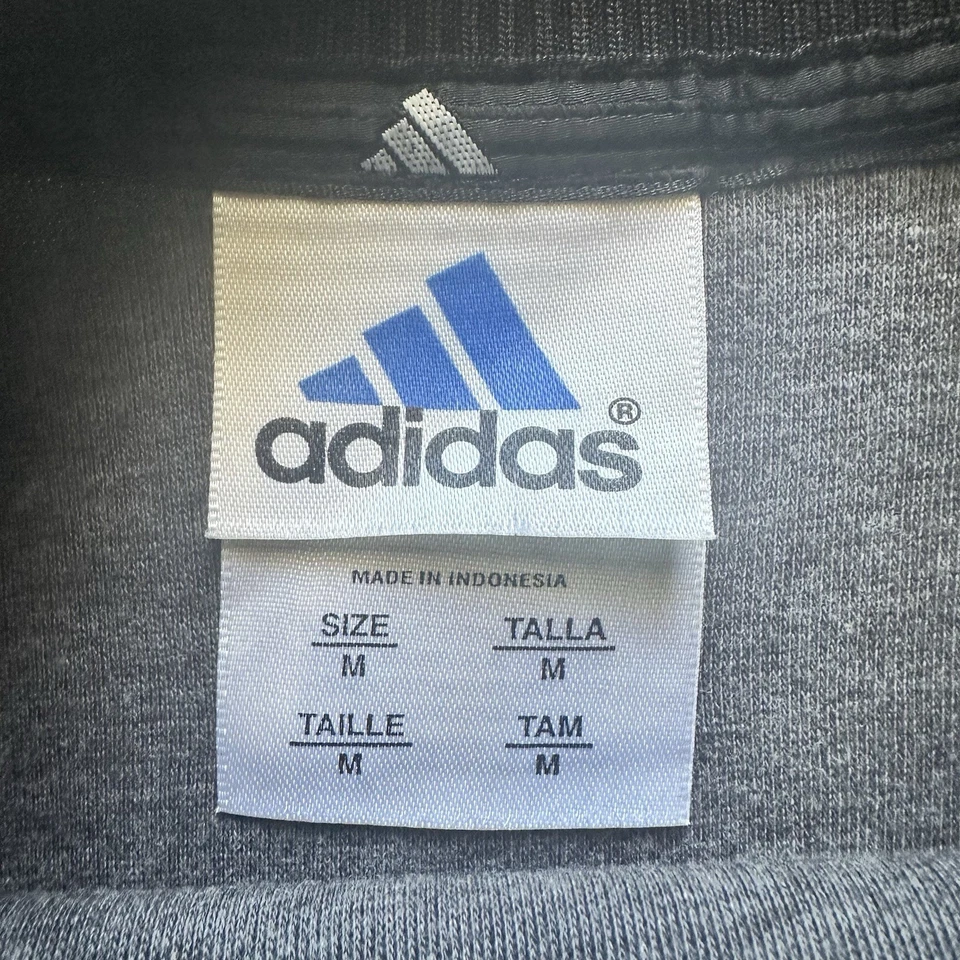 Vintage Three Stripe Adidas Black Crewneck Sweater Size Medium - Image 4 of 4