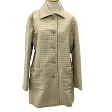 ISSEY MIYAKE PLEATS PLEASE Coat SIZE 4 PP72-ZA852 Beige B