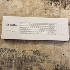 seenda Bluetooth Keyboard and Mouse for Mac, SKM64-2 Multi-Device. Rechargeable