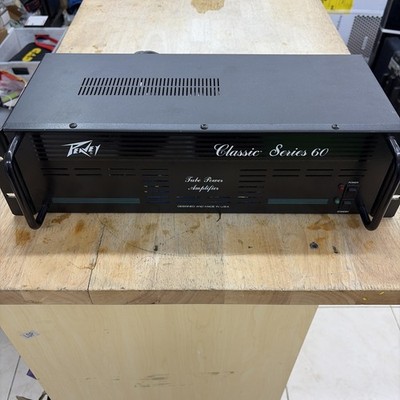 Peavey Classic Series 60/60 Stereo Tube Amplifier  Rack Mountable New Mesa Tubes