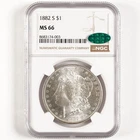 1882-S Morgan Dollar $1 MS66 NGC CAC **WOW - Blazing Luster!!  31312