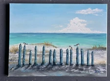 Acrylic Painting on Stretched Canvas 18”x 24” Original, Landscape, Home Decor