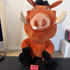 Used Disney Store Pumbaa Plush The Lion King Toy Doll 15"