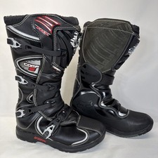 Fox Racing Comp 5 MX Motocross Motorcycle Boots Riding Mens 12 Black Off Road