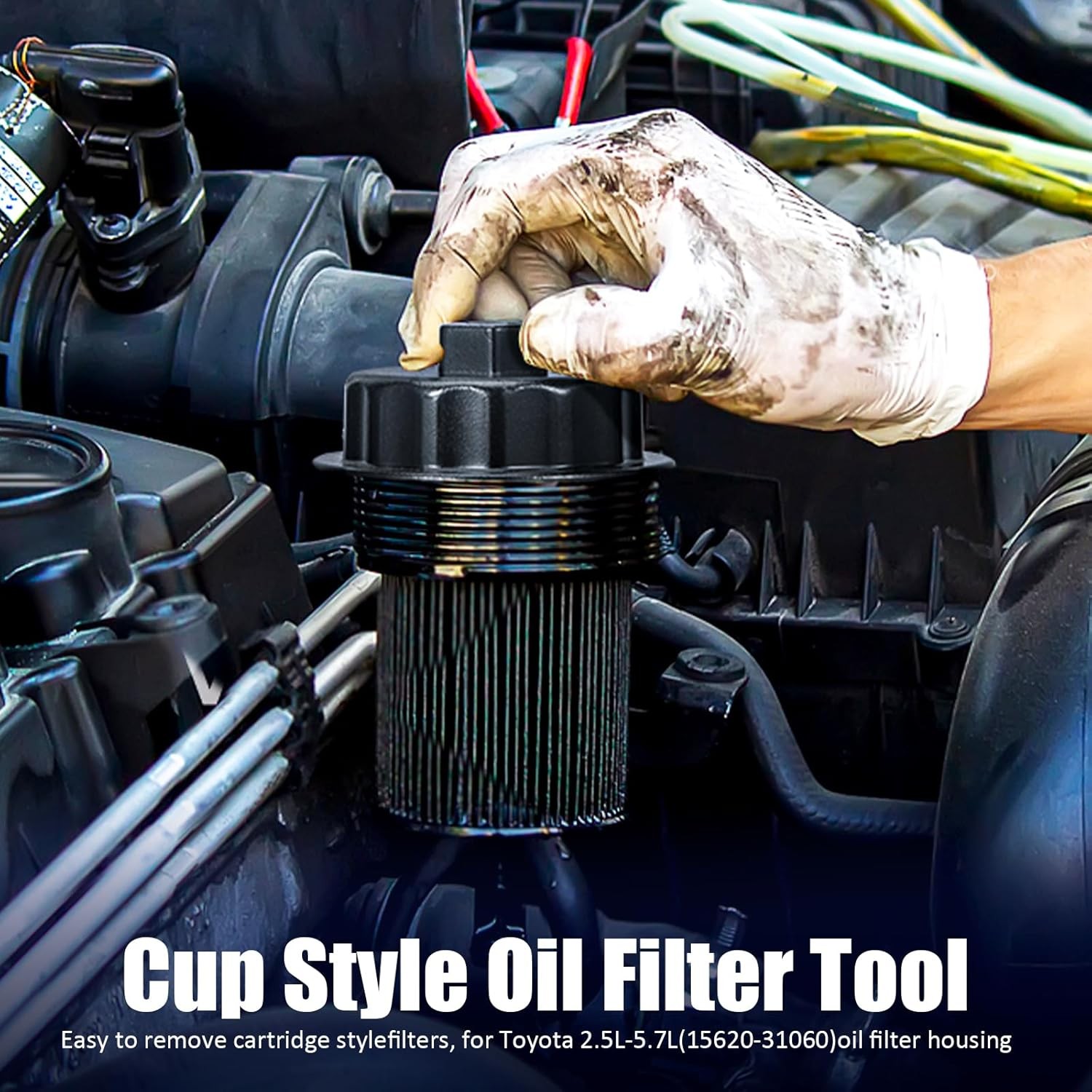 Oil Filter Wrench for Toyota, Lexus, Camry,Oil Filter Removal Tool for Runner, T