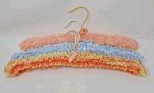 Vintage Crochet and Lace Handmade Hangers Set of 3 for delicates  lingerie