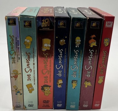 Die Simpsons DVD Staffeln 1 2 5 7 8 9 12 Set Collectors Edition Sammlung