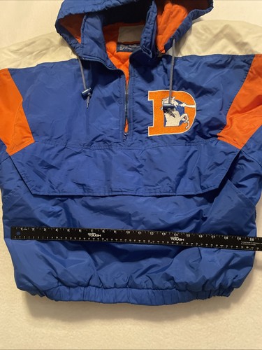 BELLO Vintage anni 90 - Y2K Denver Broncos Pullover Puffer Giacca da Sci Parka NFL Large - Foto 7 di 9