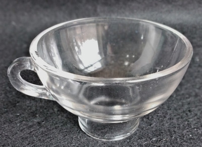 (272-D). Vintage Canning Funnel, Wide Mouth, Heavy Glass Handle