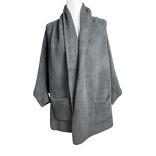 Barefoot Dreams CozyChic Blanket Wrap Womens One Size Gray Carbon Shawl