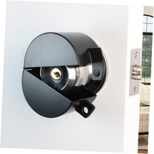 Doorknob Lock Cover, Door Knob Lockout Device, Cover for Disabling The Black