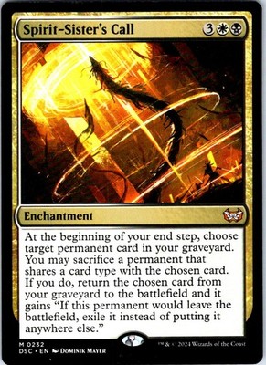 Spirit-Sister's Call M DSC Commander: Duskmourn: House of Horror 232 NM