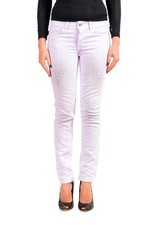Just Cavalli Women's Light Purple Skinny Leg Jeans US 26 IT 40
