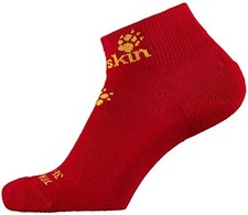 Jack Wolfskin Kinder Socken Casual Organic Mid Cut, Indian Rot, 28-30